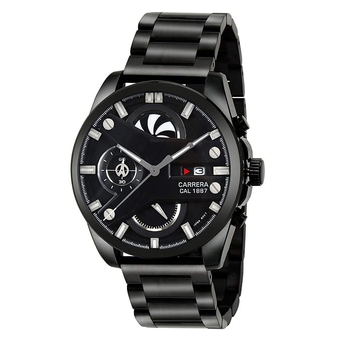 Carrera - Black Steel Chronograph Men’s Watch