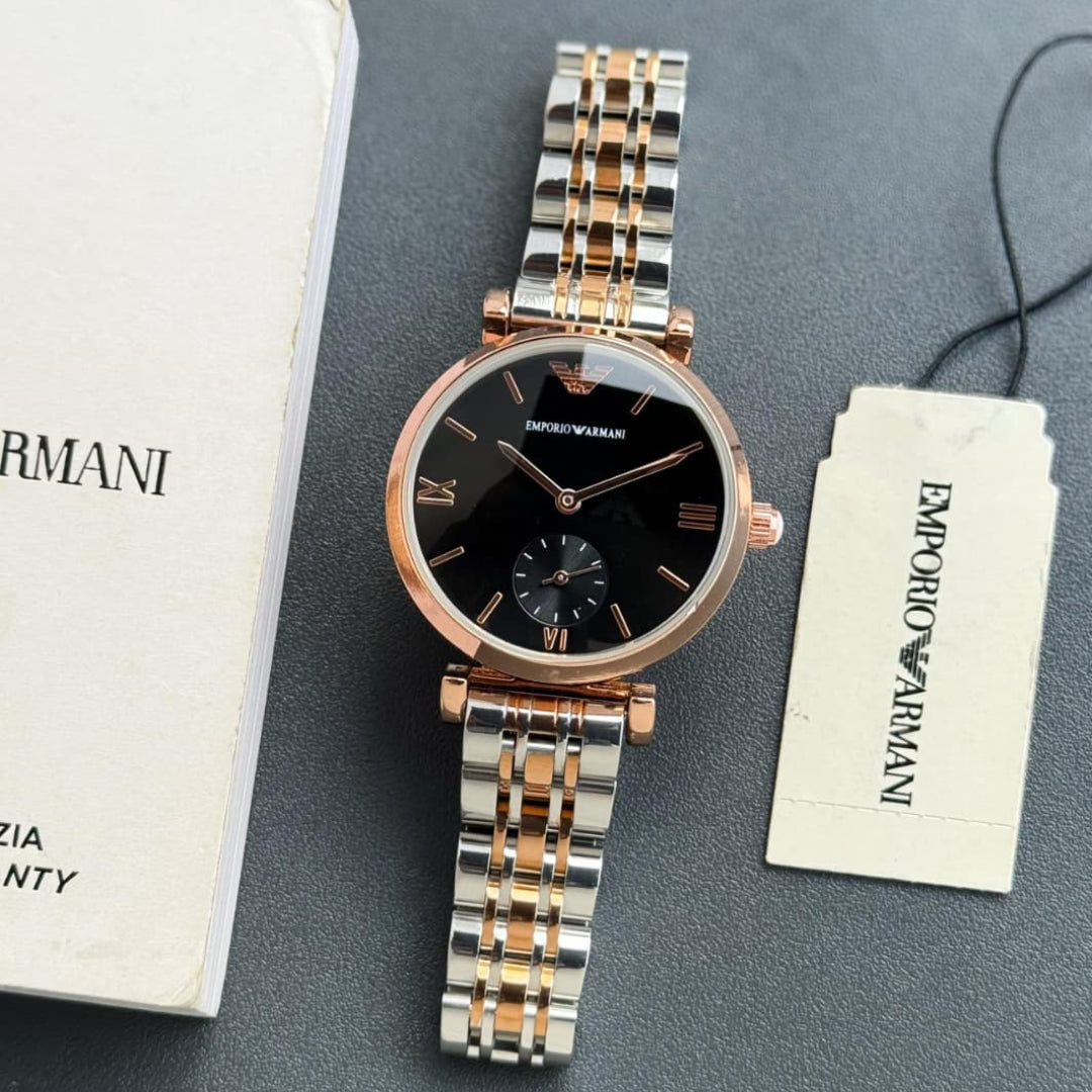Emporio Armani - Velvet Gold Classic Women’s Timepiece