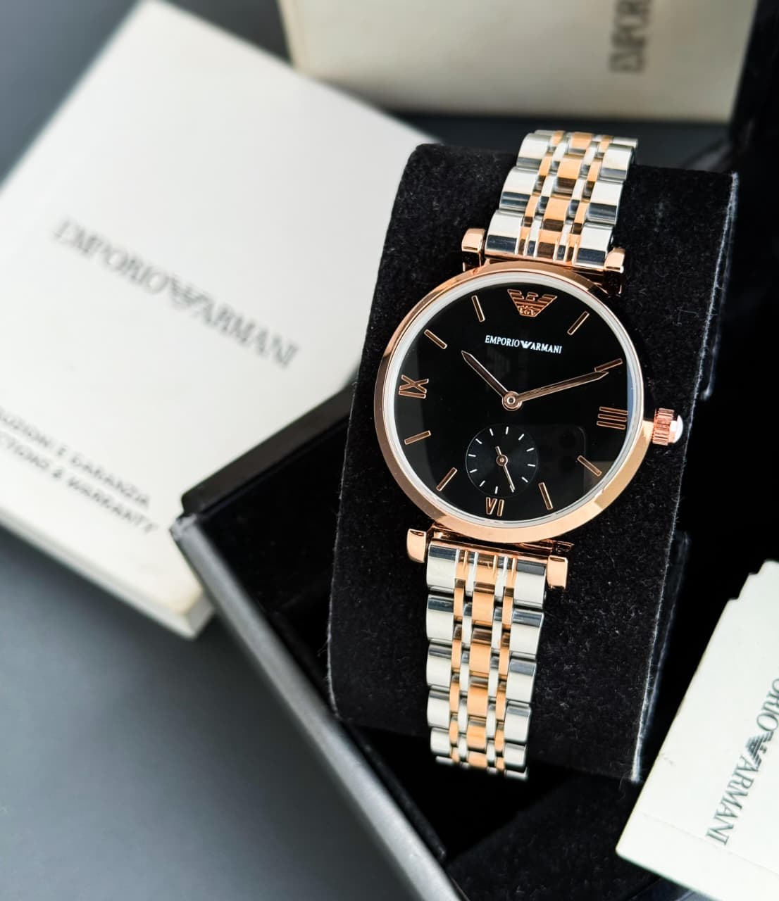 Emporio Armani - Velvet Gold Classic Women’s Timepiece