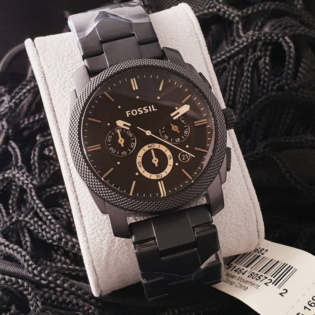 Fossil Men's Machine Black Stainless Steel