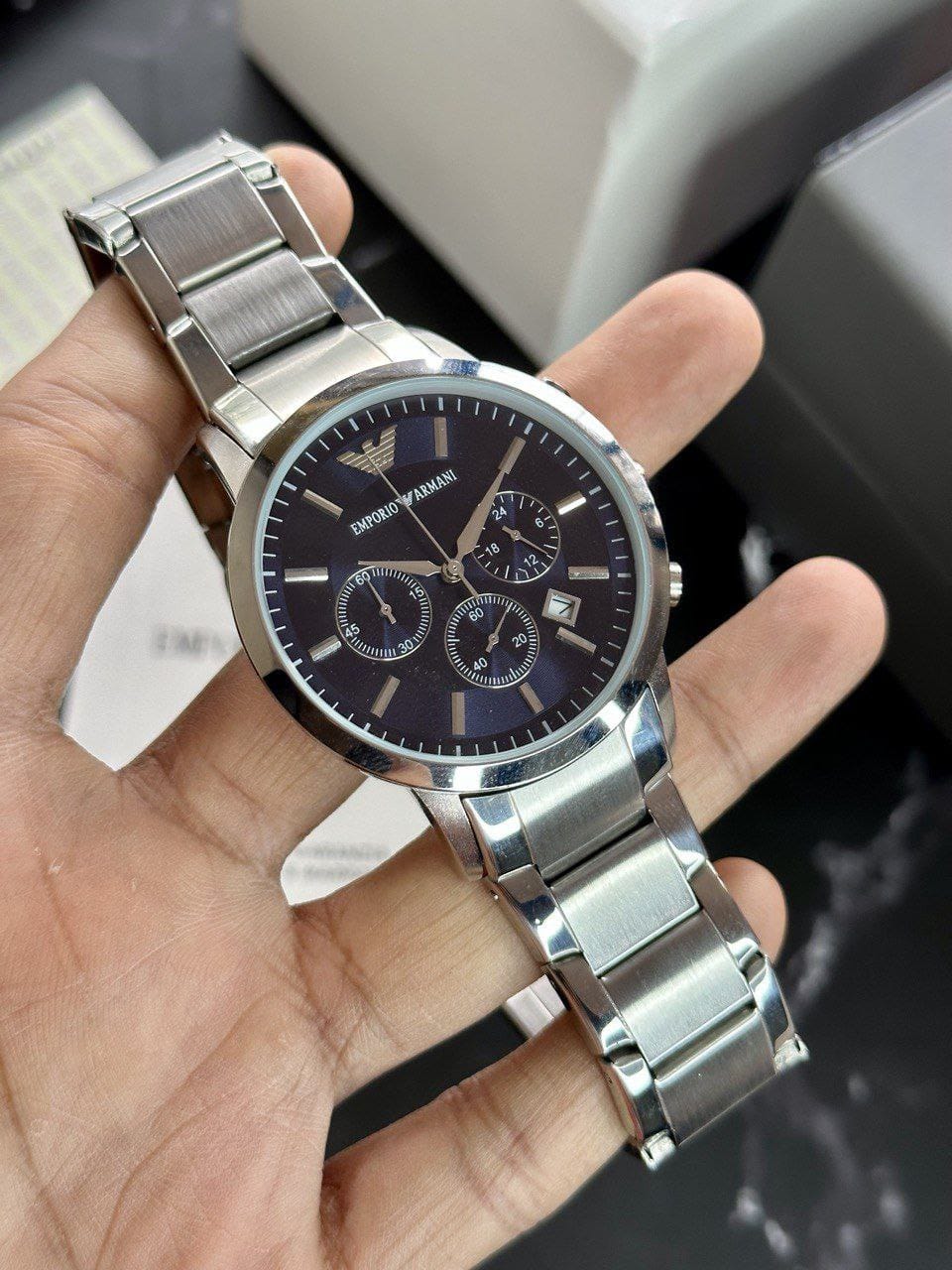 Emporio Armani Renato Chronograph watch
