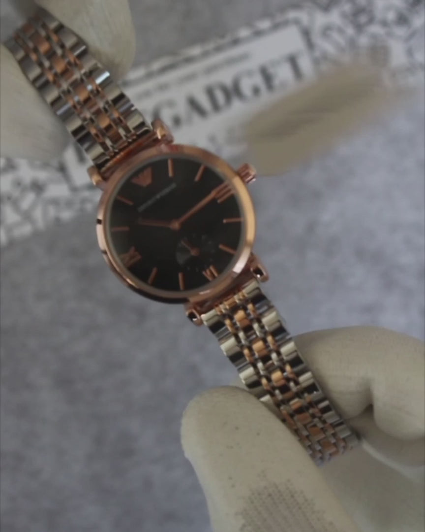 Emporio Armani - Velvet Gold Classic Women’s Timepiece